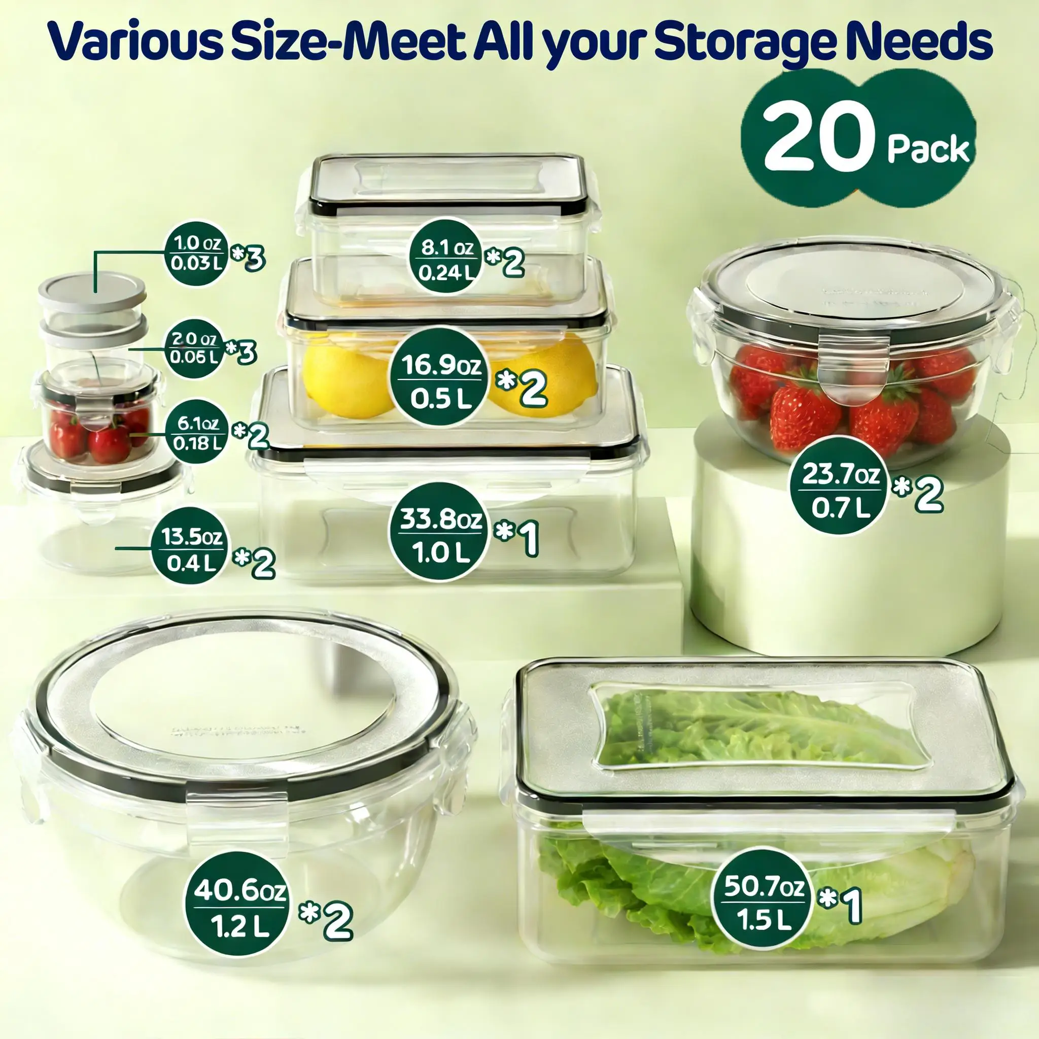 Set di contenitori per aliment - Meal Prep Kitchen recensione e prezzo